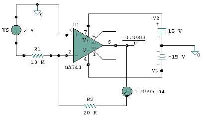 Rework Example 5.11 using the nonideal op amp LM324 instead