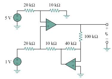 Determine vo in the op amp circuit of Fig. 5.102