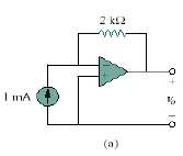 Obtain vo for each of the op amp circuits in