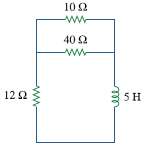 Find the time constant for each of the circuits in
