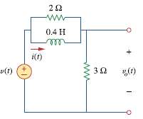 For the circuit in Fig. 7.98, determine v0 (t) when