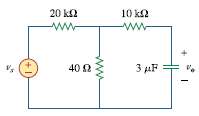 Find vo in the circuit of Fig. 7.112 when vs