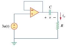 Find i 0 in the op amp circuit in Fig.