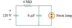 A simple relaxation oscillator circuit is shown in Fig. 7.145.