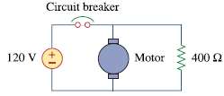 A 120-V dc generator energizes a motor whose coil has