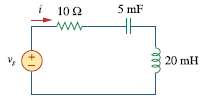 Find current i in the circuit of Fig. 9.42, when