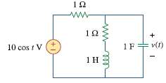 Find v(t) in the RLC circuit of Fig. 9.48.