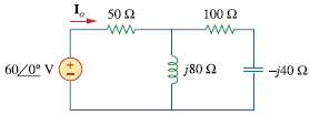 Find current I o in the circuit shown in Fig.