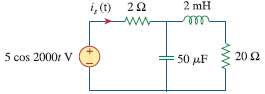 In the circuit of Fig. 9.54, determine the value of