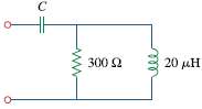 Figure 9.91 shows a parallel combination of an inductance and