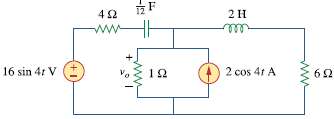 Determine vo in the circuit of Fig. 10.52.