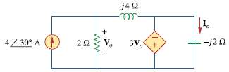 Determine Vo and Io in the circuit of Fig. 10.80