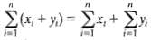 (Review of summation notation) Let x1, . . . xn