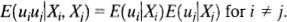 Suppose that X and u are continuous random variables and