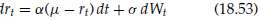 What is the expected value of a zero-coupon bond, that