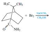 Write a structural formula for the principal organic product or