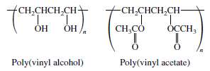 Poly(vinyl alcohol) is a useful water-soluble polymer. It cannot be