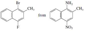 Design syntheses of each of the following compounds from the