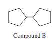 Alcohol A (C10H18O) is converted to a mixture of alkenes