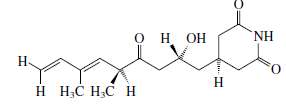 Streptimidone is an antibiotic and has the structure shown. How