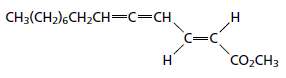 Many naturally occurring substances contain several carbon-carbon double bonds: some