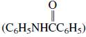 Reaction of benzanilide with 
chlorine in acetic acid yields a