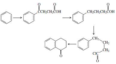 A standard synthetic sequence for building a six-membered cyclic ketone