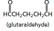 The common names and structural formulas of a few aldehydes