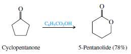Compounds known as lactones, which are cyclic esters, are formed