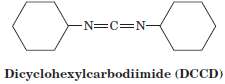 Dicyclohexylcarbodiimide (DCCD) is a reagent that reacts with Asp or