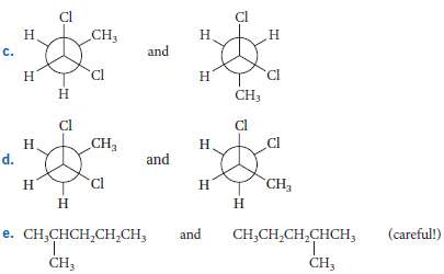 Examine the relationships of isomers as described in Figure 2.8