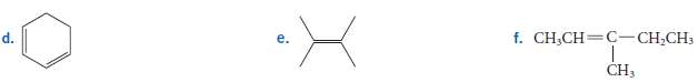 Write the structural formula and name of the product when