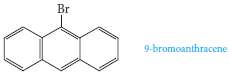 Bromination of anthracene gives mainly 9-bromoanthracene. Write out the steps