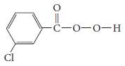 Write an equation for the reaction of cyclohexene with m-chloroperbenzoic