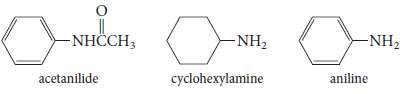 Place the following compounds (a) in order of increasing basicity