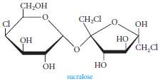 Sucralose is a chlorinated derivative of sucrose that is about