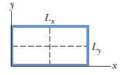 Figure 39-30 shows a two-dimensional, infinite-potential well lying in an
