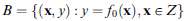 Suppose that f0 is a linear functional defined on a