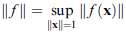 If f is a bounded linear function, an equivalent definition