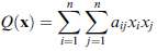 Let the matrix A = (aij) represent a linear operator