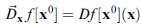 Let f: X †’ Y be differentiable at x0 with