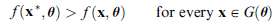 In the constrained optimization problem
suppose that f is concave and