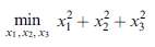 Solve the problem
subject to 2x1 - 3x2 + 5x3 =