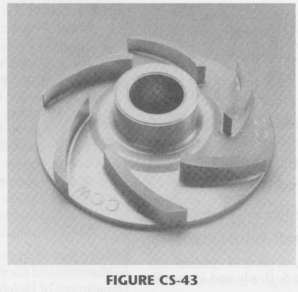 Figure CS-43 is a water pump impeller used by a