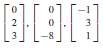 In Exercises 1-2, determine if the vectors are linearly independent.