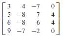 In Exercises 1 and 2, the given matrix determines a