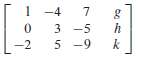 Find an equation involving g, h, and k that makes