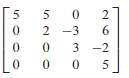 For the matrices in Exercises 1-2, list the real eigenvalues,