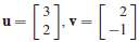 In Exercises 1 and 2, display the following vectors using