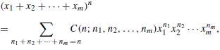Prove the Multinomial Theorem: If n is a positive integer,